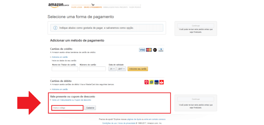 Cupom de desconto Amazon Cupom de desconto Amazon