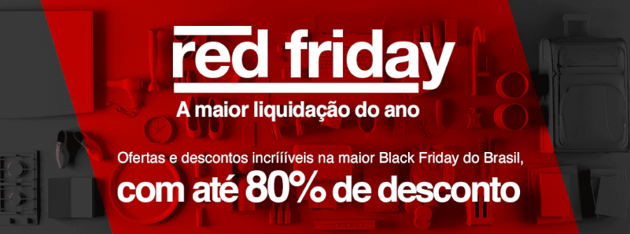 Red Friday - Black Friday das americanas