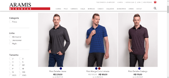 Aramis Roupas Aramis Roupas