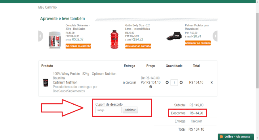 Cupom de Desconto Boa Saude Suplementos  Cupom de Desconto Boa Saude Suplementos