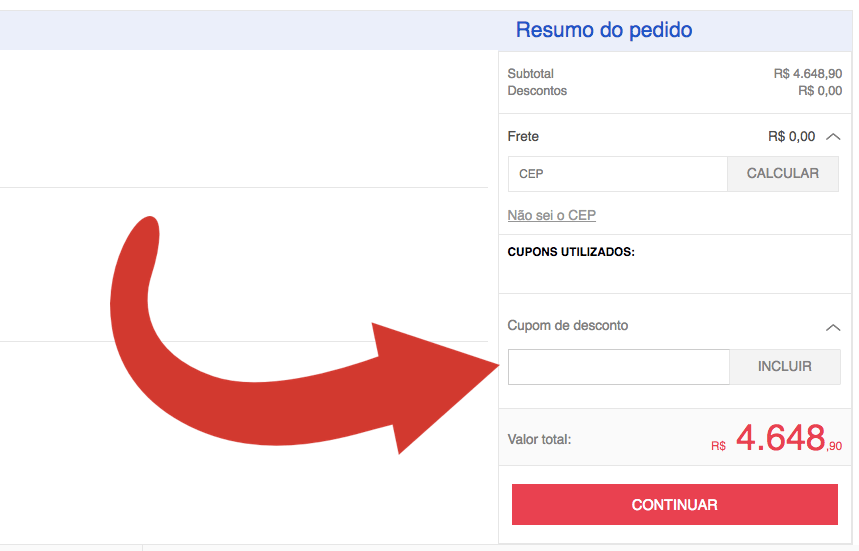 Onde aplicar Cupom Carrefour
