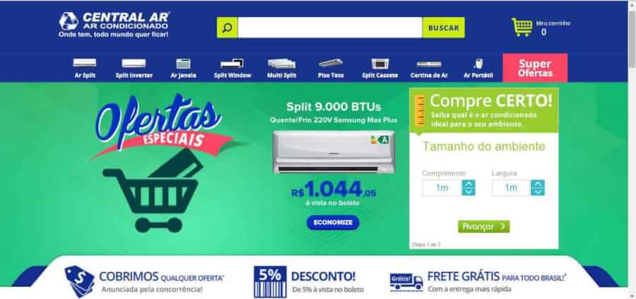 Imagem promocional Central Ar Imagem promocional Central Ar