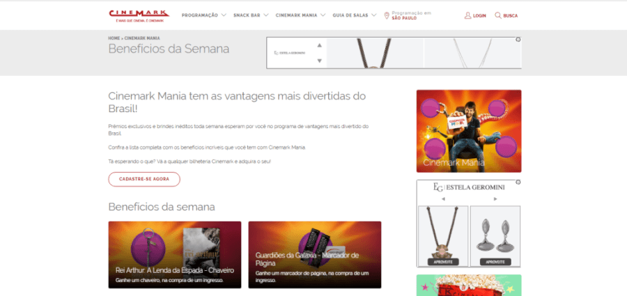 Cupom de desconto Cinemark Cupom de desconto Cinemark