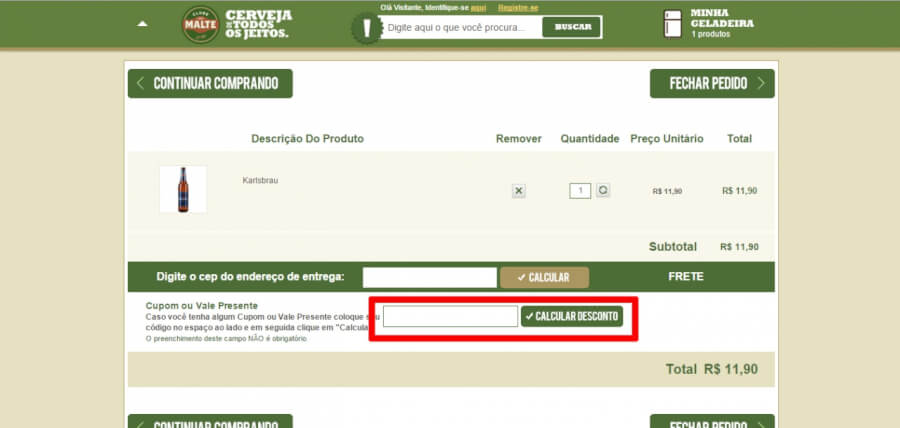 Cupom Clube do Malte