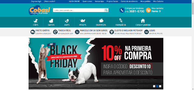 Pagina Inicial Cobasi Pagina Inicial Cobasi