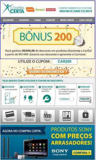 desconto CompraCerta desconto CompraCerta