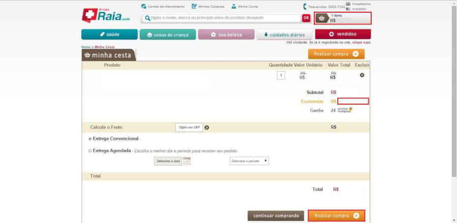 como utilizar o cupom de desconto Droga Raia