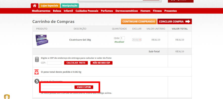 Drogaria Minas Brasil Cupom