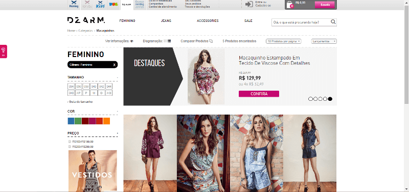 Peças Dzarm Roupas Dzarm