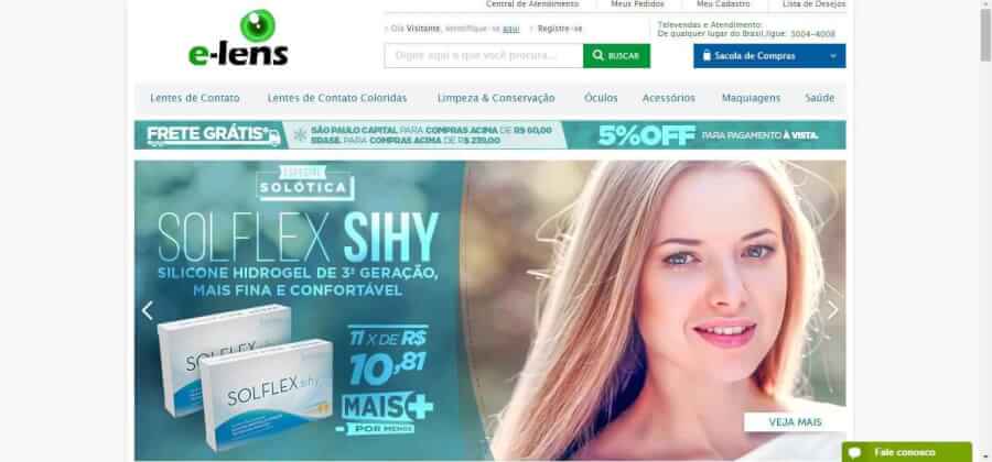 imagem da pagina inicial Elens imagem da pagina inicial Elens