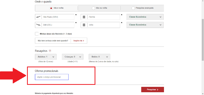 Desconto Emirates Cupom de desconto Emirates