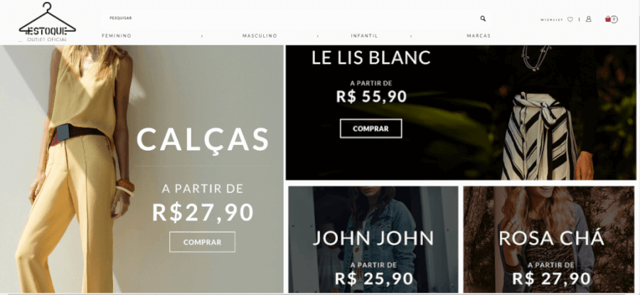 Pagina Inicial Estoque Pagina Inicial Estoque