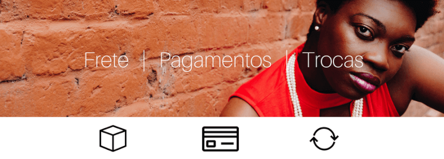 Frete, pagamentos e trocas