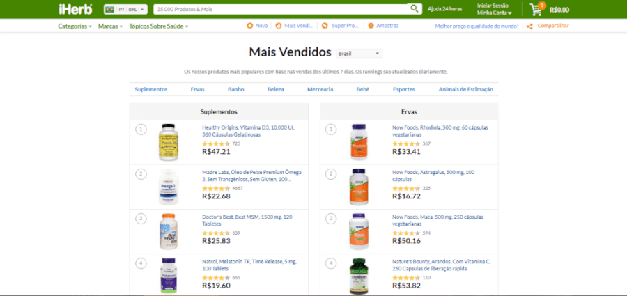 iHerb Produtos iHerb Produtos