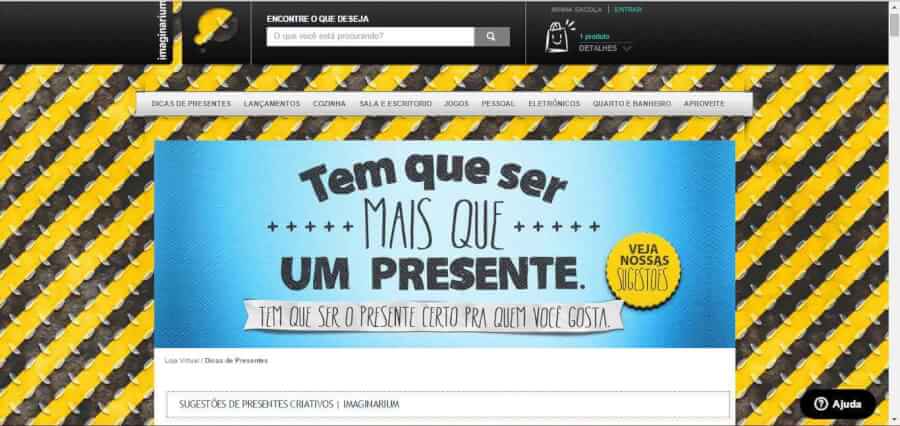 Dicas de Presente Imaginarium Dicas de Presente Imaginarium