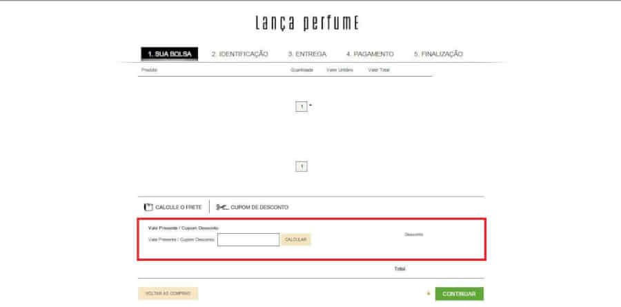 Como utilizar o cupom de desconto Lança Perfume Como utilizar o cupom de desconto Lança Perfume