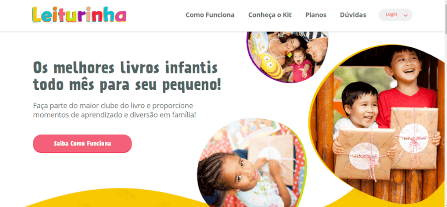 Pagina Inicial Leiturinha Pagina Inicial Leiturinha