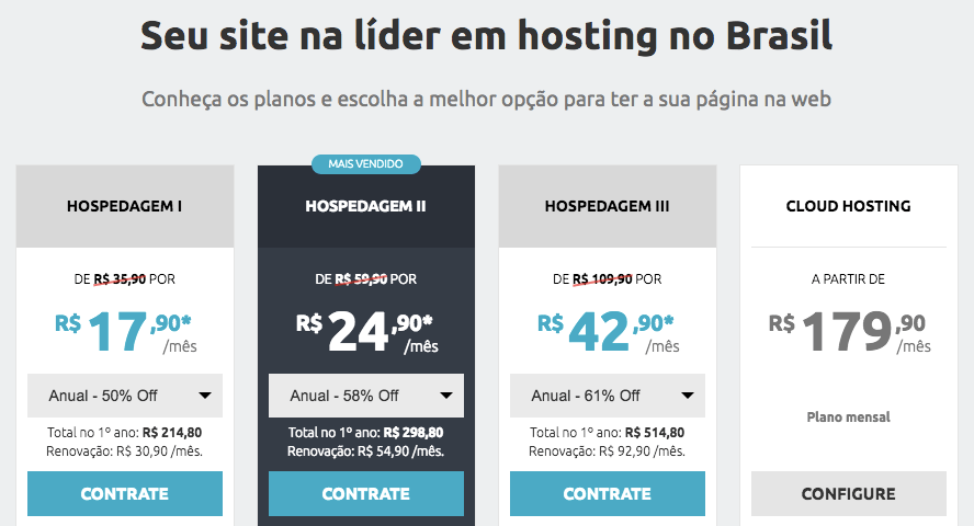 Promoção Locaweb