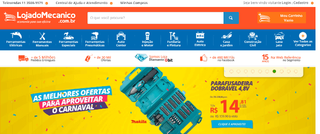 Pagina Inicial Loja do Mecânico Pagina Inicial Loja do Mecânico