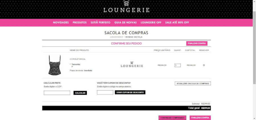 desconto Loungerie desconto Loungerie