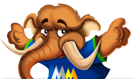 Mascote Mega Mamute Mascote Mega Mamute