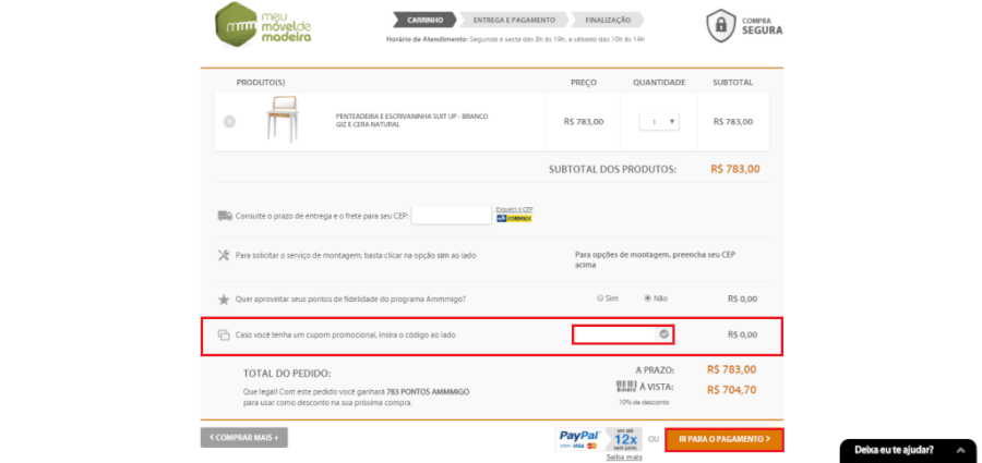 Cupom de desconto Meu Móvel de Madeira Cupom de desconto Meu Móvel de Madeira