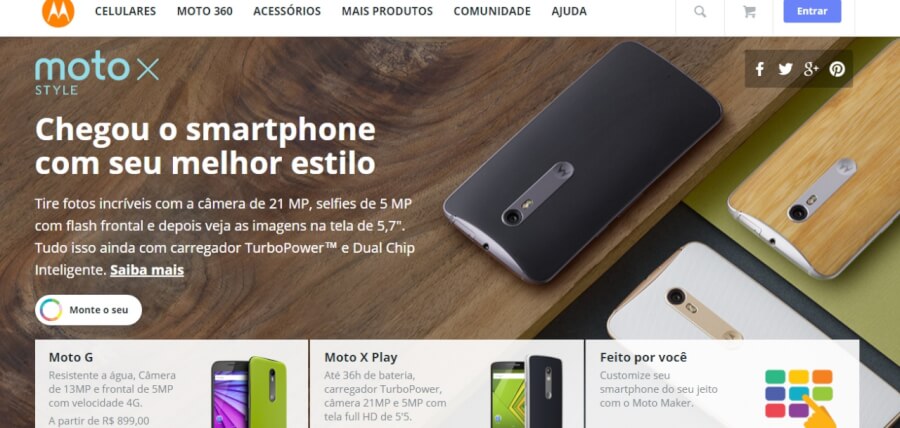 Motorola Página Inicial
