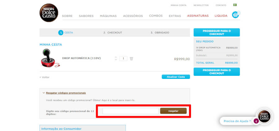 Nescafé Dolce Gusto Cupom