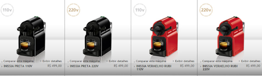 Nespresso Produtos