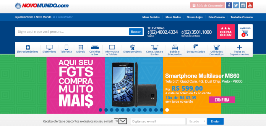 Pagina Inicial Novo Mundo Pagina Inicial Novo Mundo