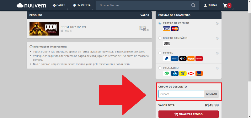 Cupom de desconto Nuuvem Cupom de desconto Nuuvem