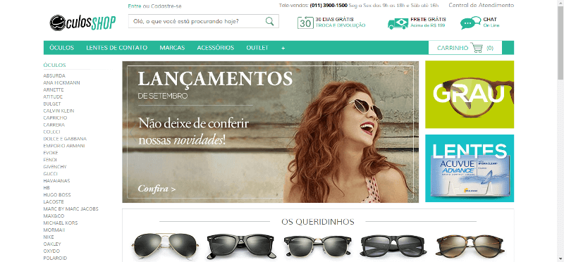 Pagina Inicial Oculos Shop Pagina Inicial Oculos Shop