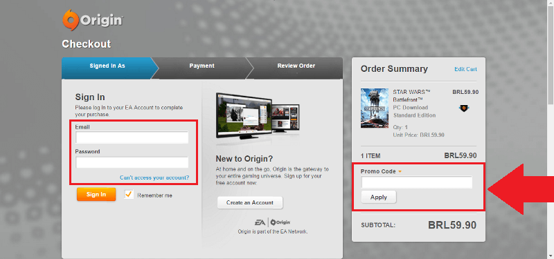 Cupom de desconto Origin Cupom de desconto Origin