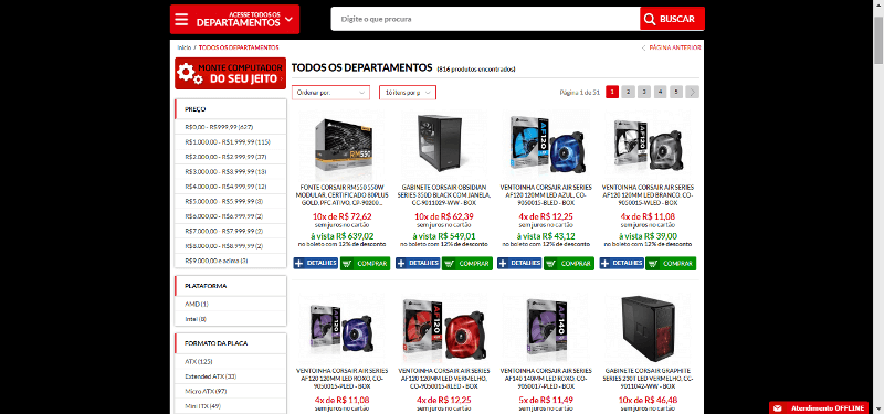 Produtos Pichau Produtos Pichau