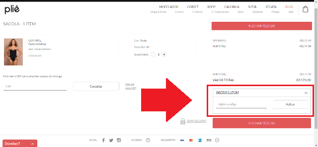 Cupom de desconto Plie Cupom de desconto Plie