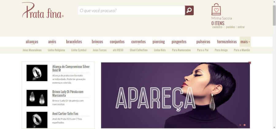 pagina inicial Prata Fina pagina inicial Prata Fina