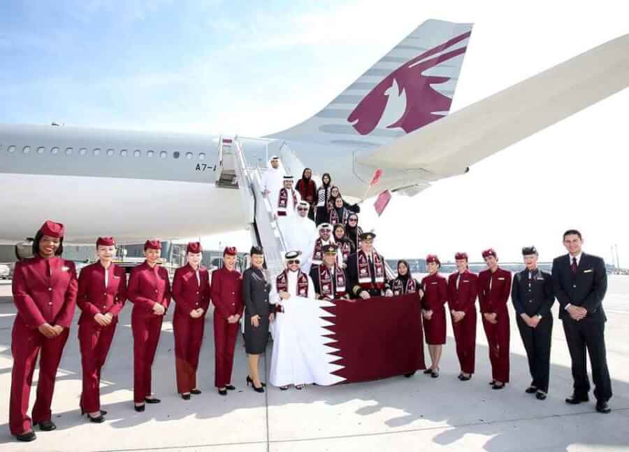 Imagem Promocional Qatar Airways Imagem Promocional Qatar Airways