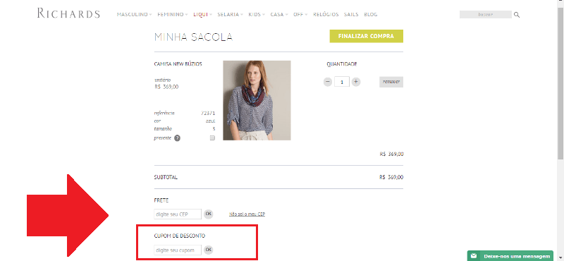 Cupom Richards Cupom de desconto Richards