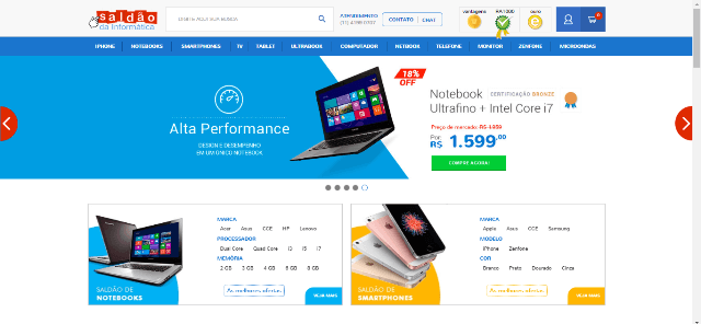 Pagina Inicial Saldao da Informatica Pagina Inicial Saldao da Informatica