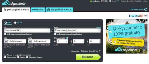 Busca Skyscanner Busca Skyscanner