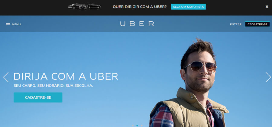 Uber Página Inicial