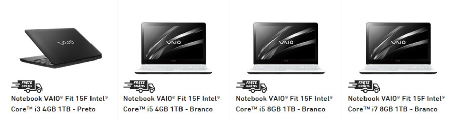Vaio Produtos