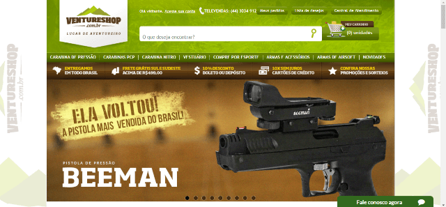 Pagina Inicial Venture Shop Pagina Inicial Venture Shop