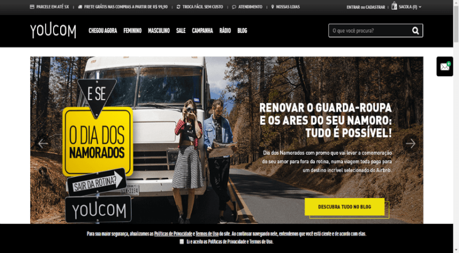 Pagina Inicial YouCom Pagina Inicial YouCom