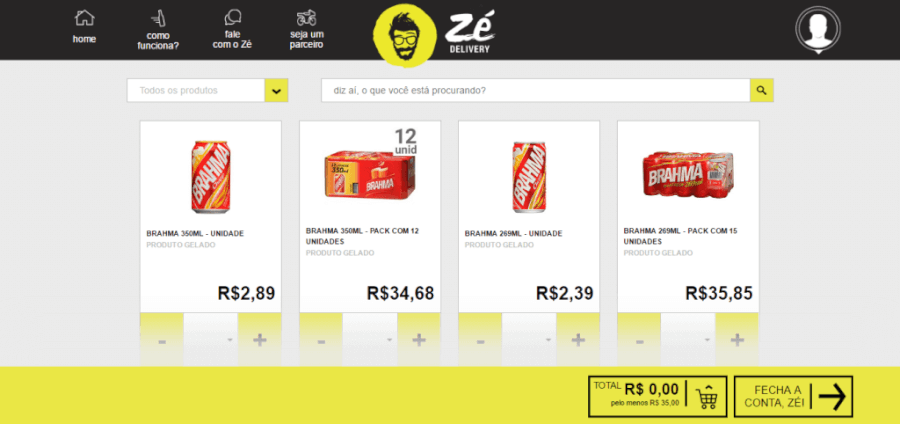 Bebidas Zé Delivery Bebidas Zé Delivery