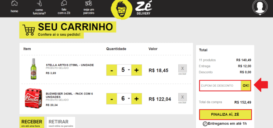 Cupom desconto Zé Delivery Como Usar Cupom desconto Zé Delivery Como Usar