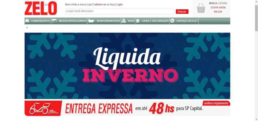 pagina inicial Zelo pagina inicial Zelo