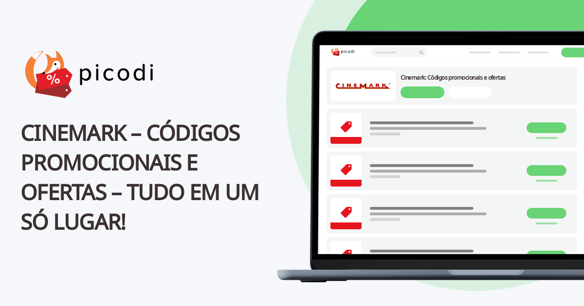 Cupom de desconto Cinemark | 50% | Julho 2026