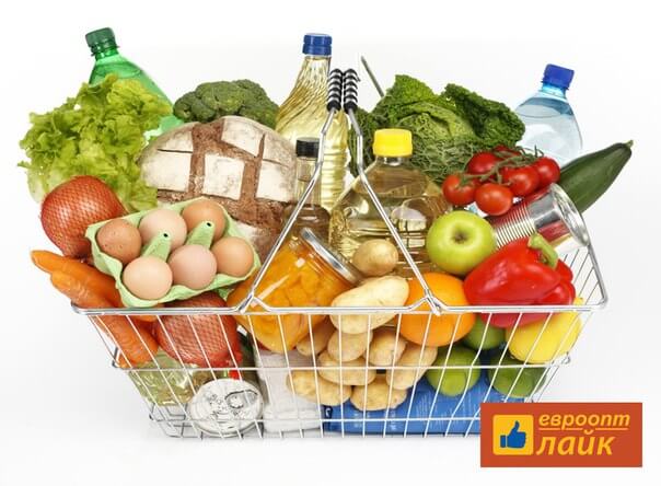 Корзина в Евроопт