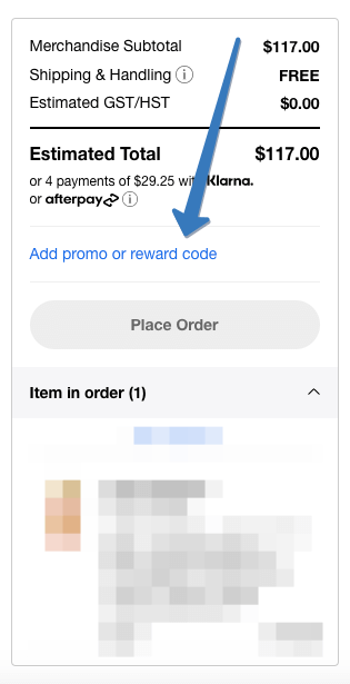 How to use an Sephora promo code